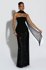 Allaire Maxi Skirt - Black Skirt XS Babyboo Fashion Premium Exclusive Design