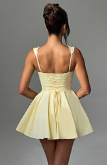 Antonella Mini Dress - Lemon Dress Babyboo Fashion Premium Exclusive Design