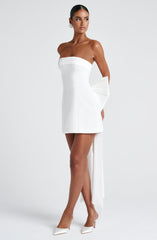 Barbara Mini Dress - Ivory Dress Babyboo Fashion Premium Exclusive Design