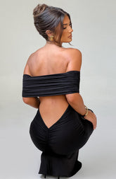 Belinda Maxi Dress - Black Dress Babyboo Fashion Premium Exclusive Design