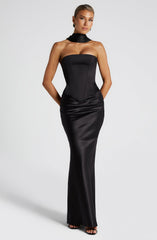 Bernadette Maxi Skirt - Black Skirt Babyboo Fashion Premium Exclusive Design