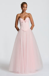 Ethel Maxi Skirt - Blush Skirt Babyboo Fashion Premium Exclusive Design