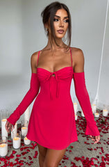 Fiona Mini Dress - Pink Dress Babyboo Fashion Premium Exclusive Design