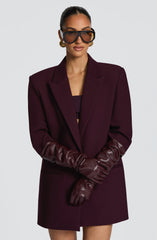 Frankie Gloves - Plum Accessories Babyboo Fashion Premium Exclusive Design