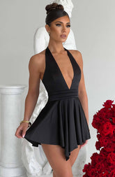 Gaia Playsuit - Black Playsuit Babyboo Fashion Premium Exclusive Design