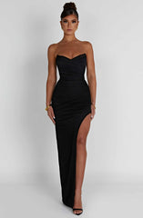 Giovanna Maxi Dress - Black Dress Babyboo Fashion Premium Exclusive Design