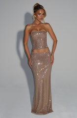 Hali Maxi Skirt - Gold Skirt Babyboo Fashion Premium Exclusive Design