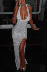 Jacqueline Maxi Dress - Ivory Dress Babyboo Fashion Premium Exclusive Design