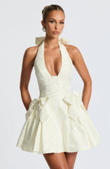 Jocelyn Mini Dress - Ivory Dress Babyboo Fashion Premium Exclusive Design