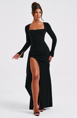Jordana Maxi Dress - Black Dress Babyboo Fashion Premium Exclusive Design