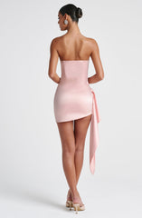 Leoni Mini Dress - Blush Dress Babyboo Fashion Premium Exclusive Design