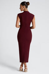 Nellie Midi Dress - Cherry Lacquer Dress Babyboo Fashion Premium Exclusive Design