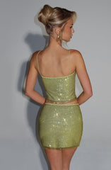 Nora Top - Olive Tops Babyboo Fashion Premium Exclusive Design