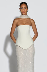 Oakley Corset - Ivory Tops Babyboo Fashion Premium Exclusive Design