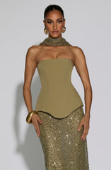 Oakley Corset - Sage Tops XS Babyboo Fashion Premium Exclusive Design