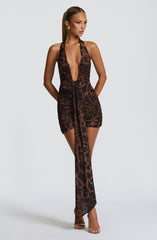 Rosetta Mini Dress - Leopard Print Dress Babyboo Fashion Premium Exclusive Design