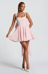 Rue Mini Dress - Blush Dress Babyboo Fashion Premium Exclusive Design