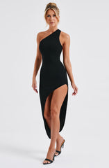 Saffira Midi Dress - Black Dress Babyboo Fashion Premium Exclusive Design