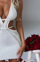 Selena Mini Dress - White Dress Babyboo Fashion Premium Exclusive Design