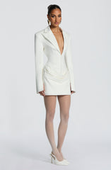 Susie Mini Dress - Ivory Dress Babyboo Fashion Premium Exclusive Design