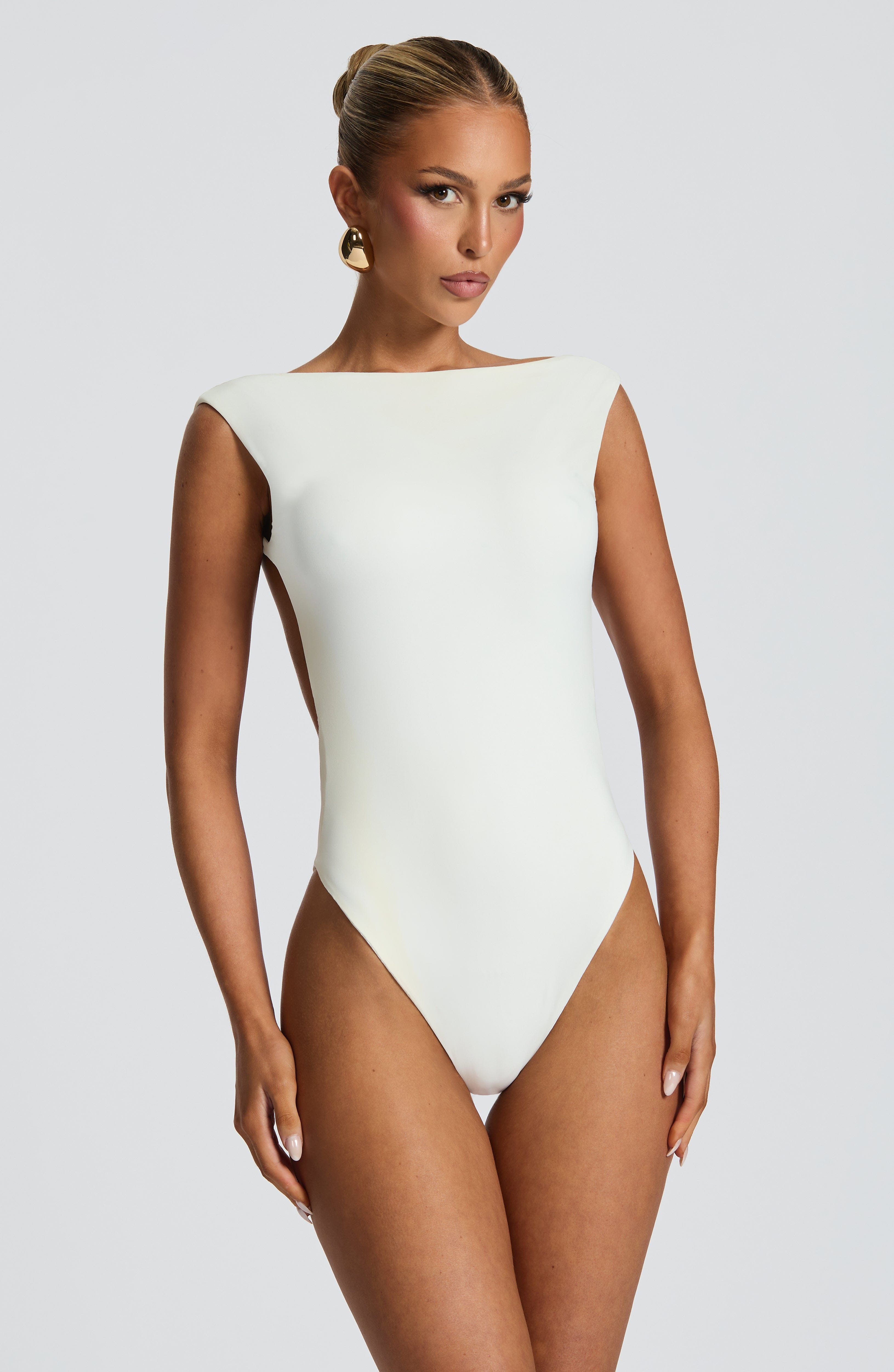 Tori Bodysuit - White Bodysuit Babyboo Fashion Premium Exclusive Design