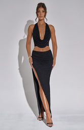 Val Maxi Skirt - Black Skirt XS Babyboo Fashion Premium Exclusive Design