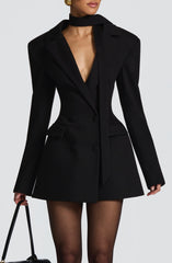 Vinnie Scarf - Black Accessories ONE SIZE Babyboo Fashion Premium Exclusive Design