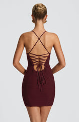 Xanthe Mini Dress - Cherry Lacquer Dress Babyboo Fashion Premium Exclusive Design