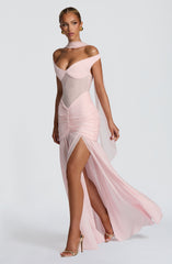 Alaia Maxi Dress - Blush Dress Babyboo Fashion Premium Exclusive Design