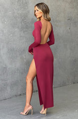 Aleena Maxi Dress - Cherry Dress Babyboo Fashion Premium Exclusive Design