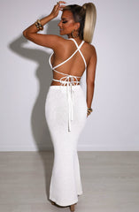 Alexa Maxi Skirt - White Skirts Babyboo Fashion Premium Exclusive Design