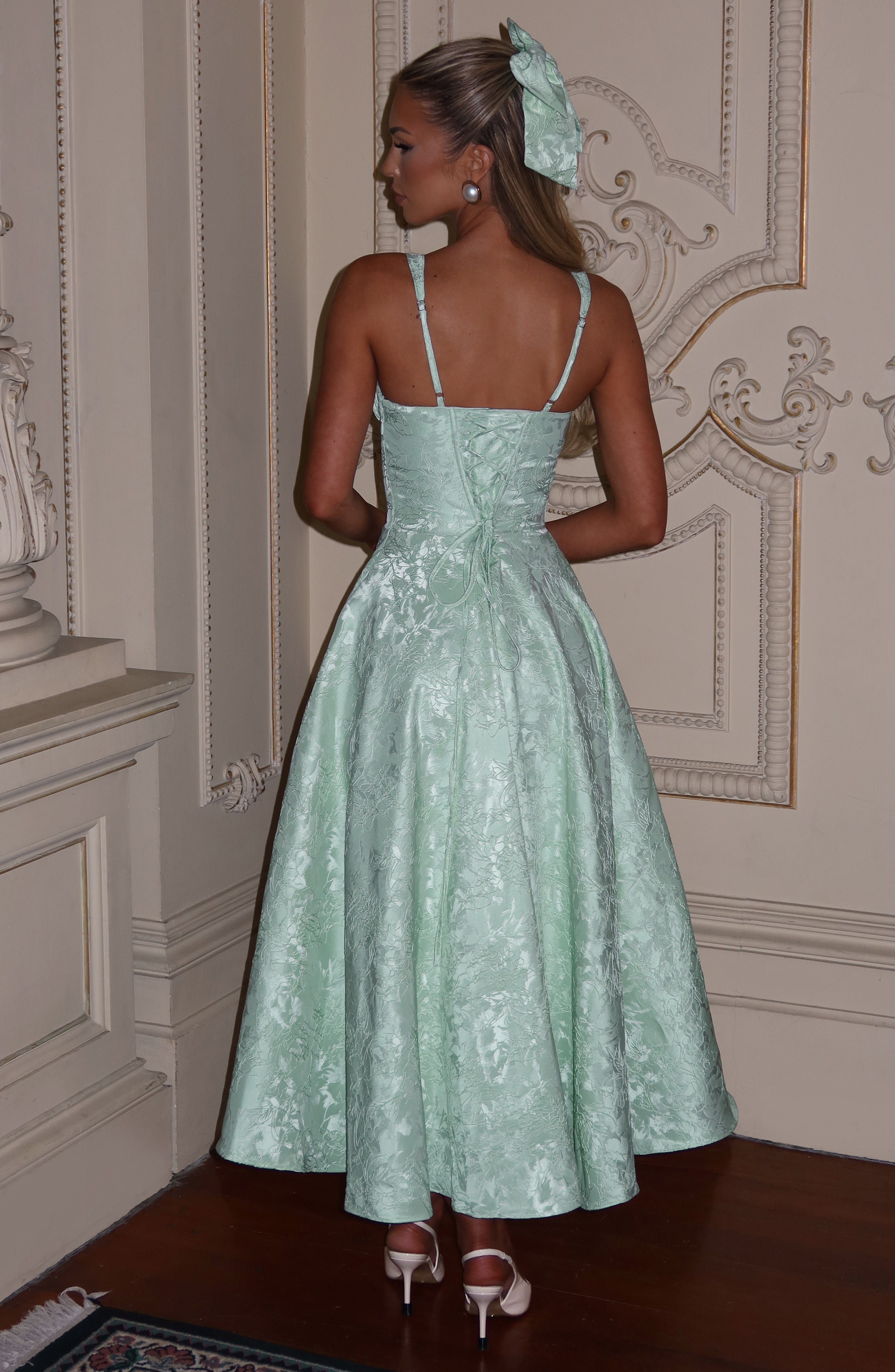 Amity Midi Dress - Mint Dress Babyboo Fashion Premium Exclusive Design