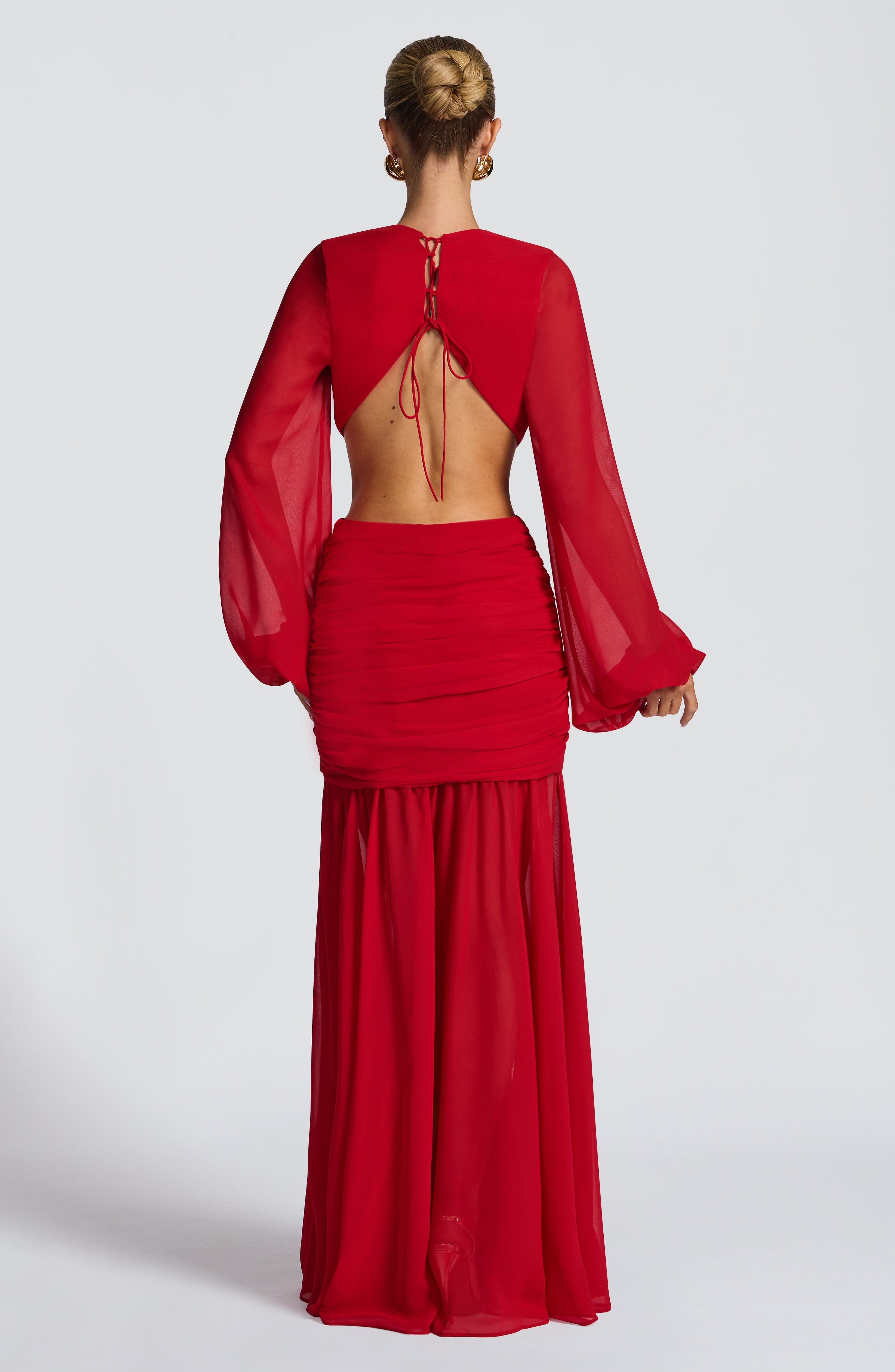 Andrina Maxi Dress - Red Dress Babyboo Fashion Premium Exclusive Design