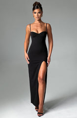 Asteria Maxi Dress - Black Dress Babyboo Fashion Premium Exclusive Design