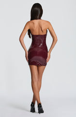 Brooke Mini Dress - Cherry Lacquer Dress Babyboo Fashion Premium Exclusive Design