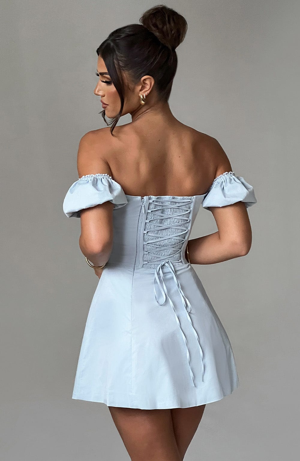 Caitlyn Mini Dress - Blue Dress Babyboo Fashion Premium Exclusive Design