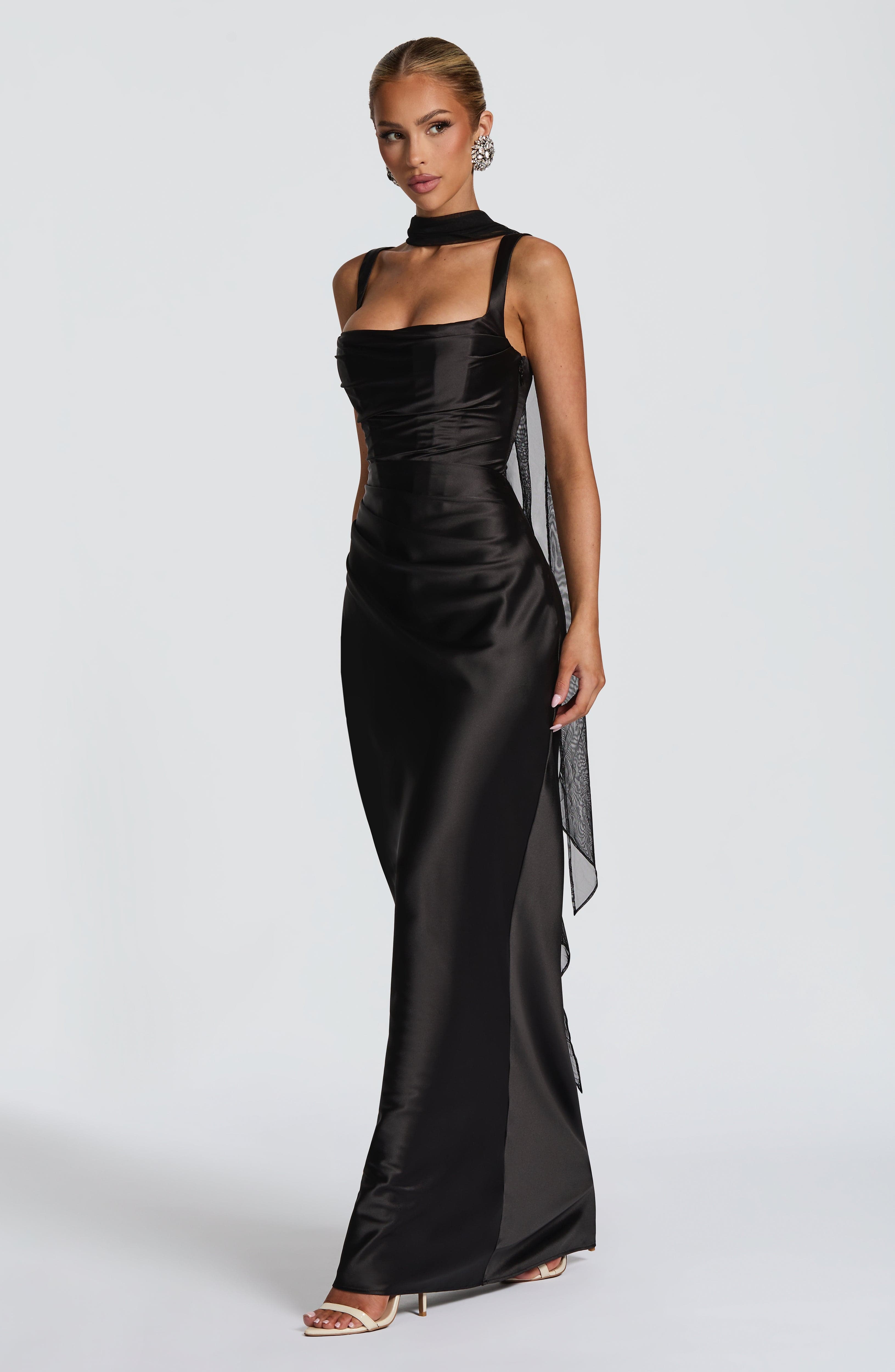 Calanthe Maxi Dress - Black Dress Babyboo Fashion Premium Exclusive Design