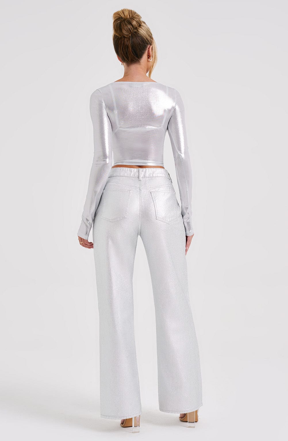 Cassidy Pant - Silver Pants Babyboo Fashion Premium Exclusive Design