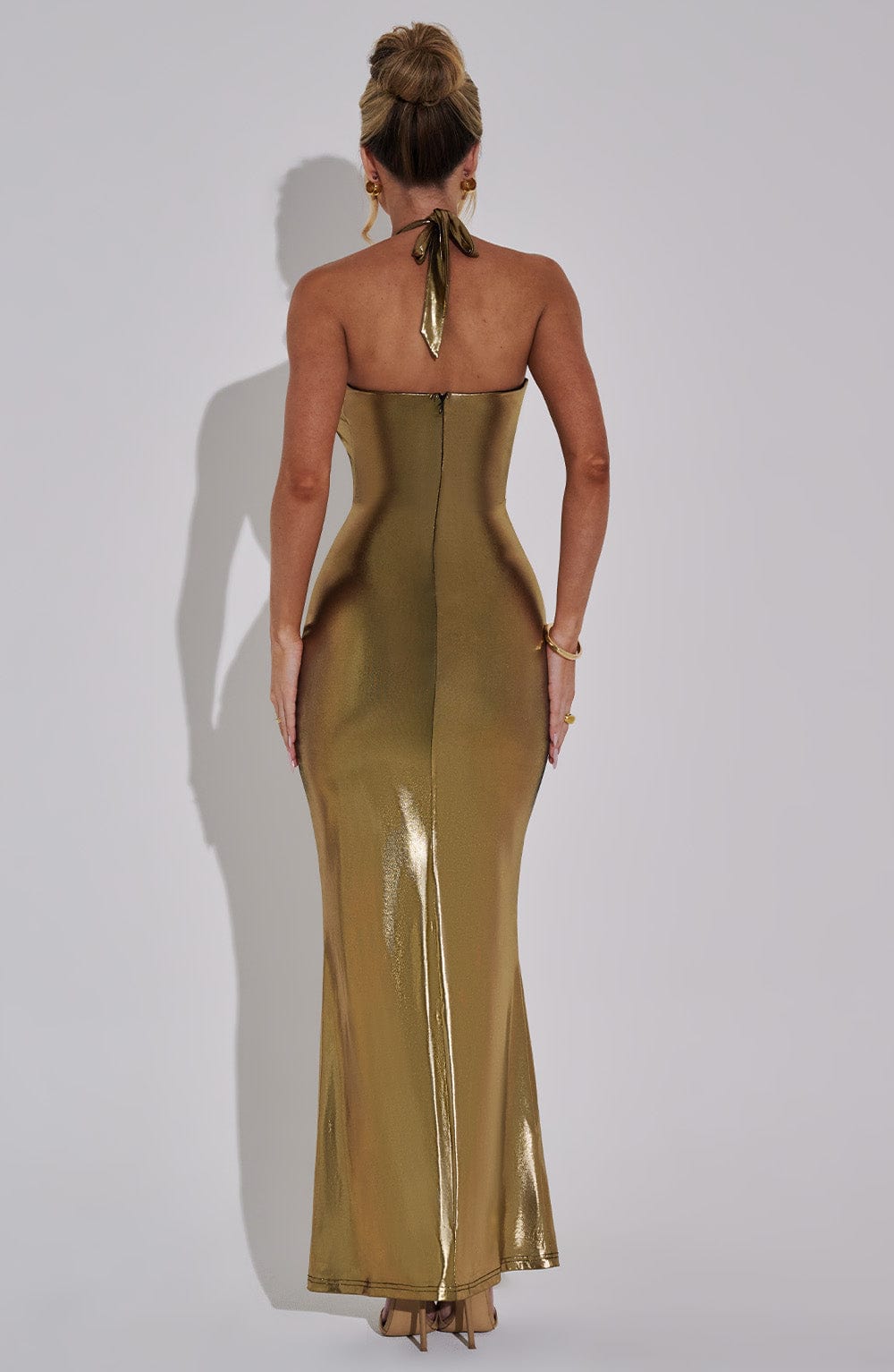 Chrishelle Maxi Dress - Gold Dress Babyboo Fashion Premium Exclusive Design