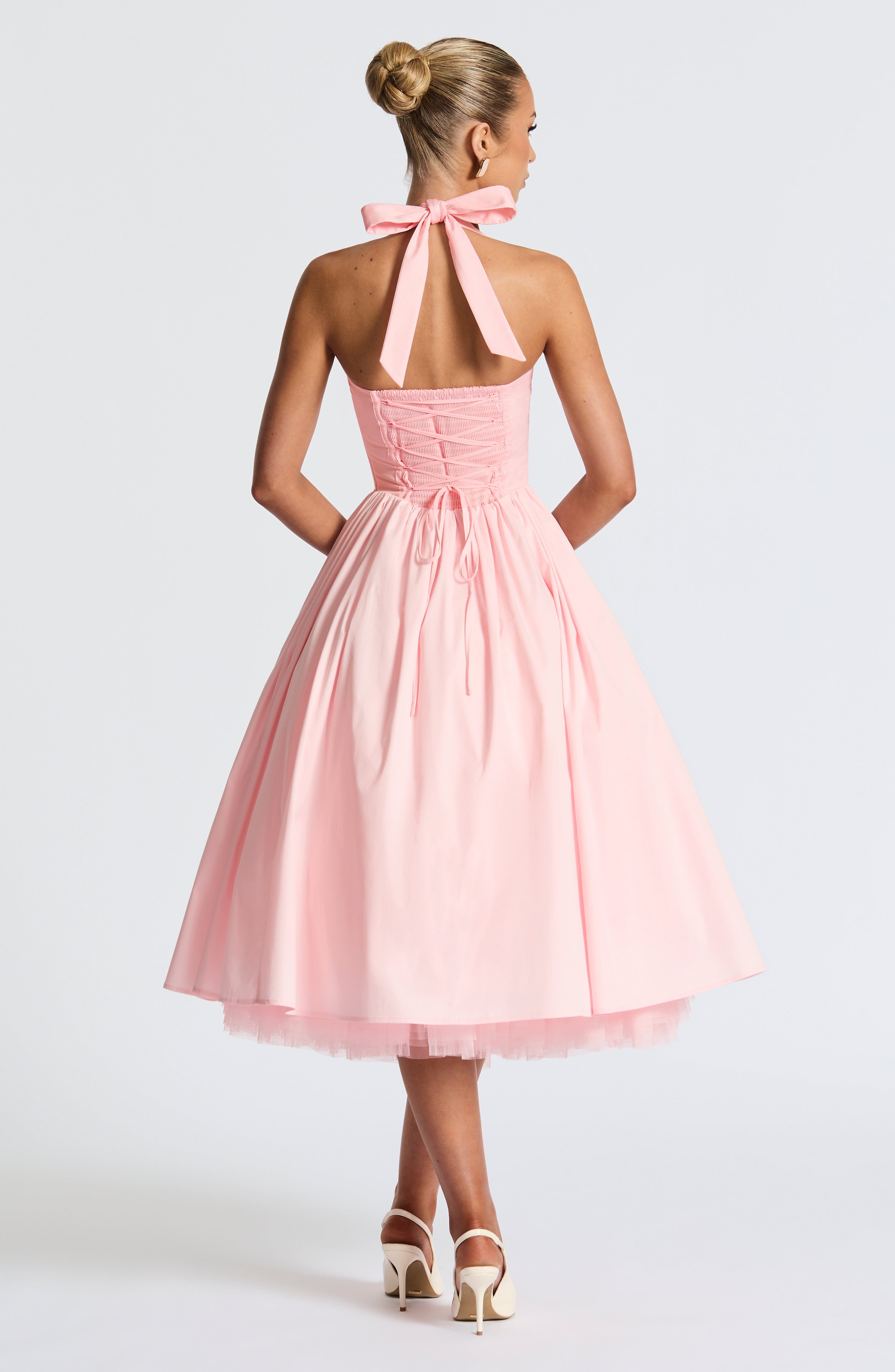 Cressida Midi Dress - Blush Dress Babyboo Fashion Premium Exclusive Design
