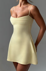 Dakota Mini Dress - Lemon Dress Babyboo Fashion Premium Exclusive Design