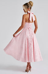 Effie Midi Dress - Blush Dress Babyboo Fashion Premium Exclusive Design