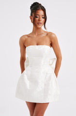 Elenora Mini Dress - Ivory Dress XS Babyboo Fashion Premium Exclusive Design