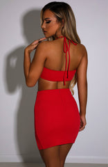 Eliza Mini Skirt - Red Babyboo Fashion Premium Exclusive Design