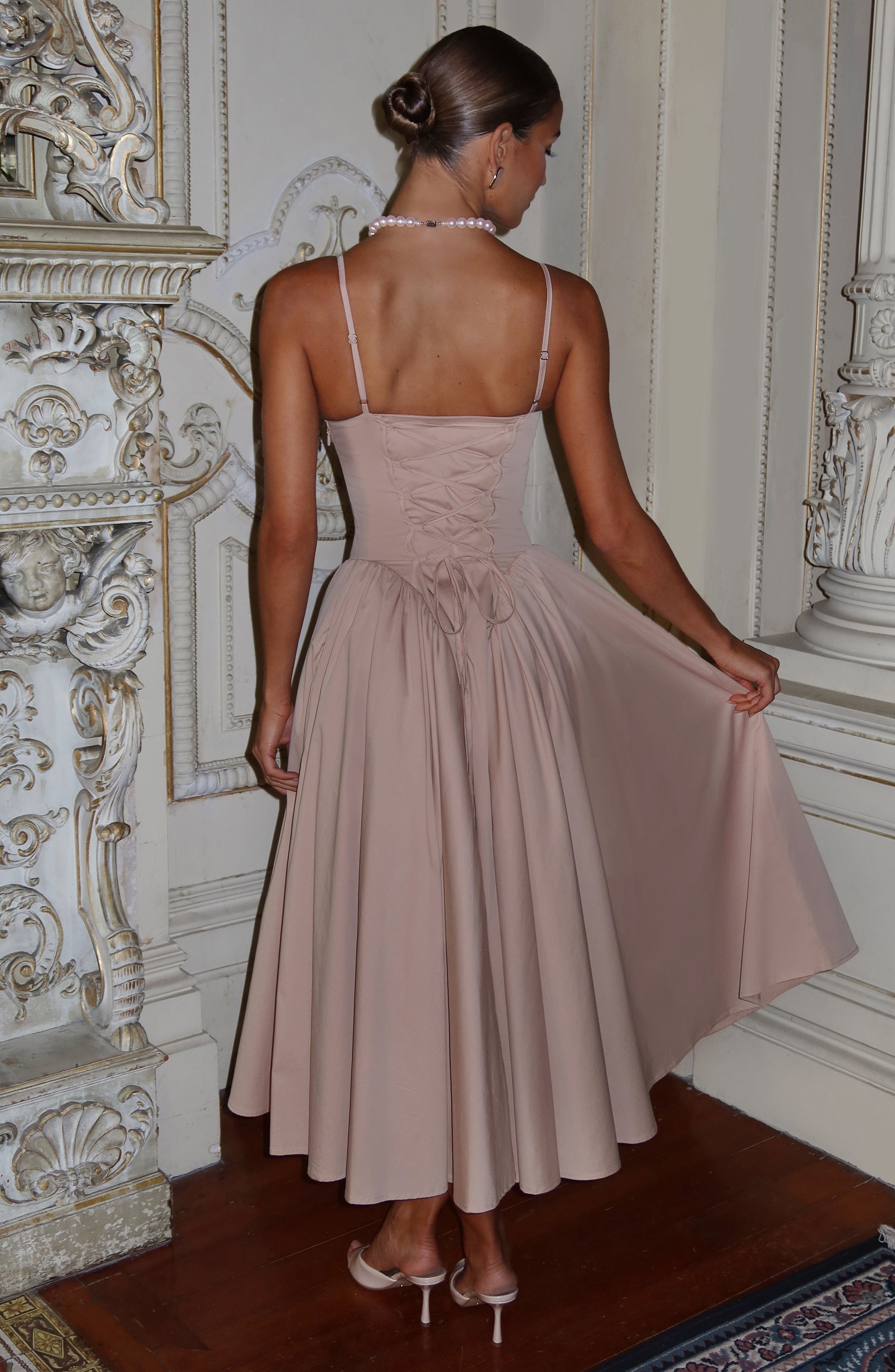 Emerson Midi Dress - Clay Dress Babyboo Fashion Premium Exclusive Design