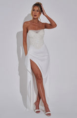 Emrielle Maxi Dress - Ivory Dress Babyboo Fashion Premium Exclusive Design