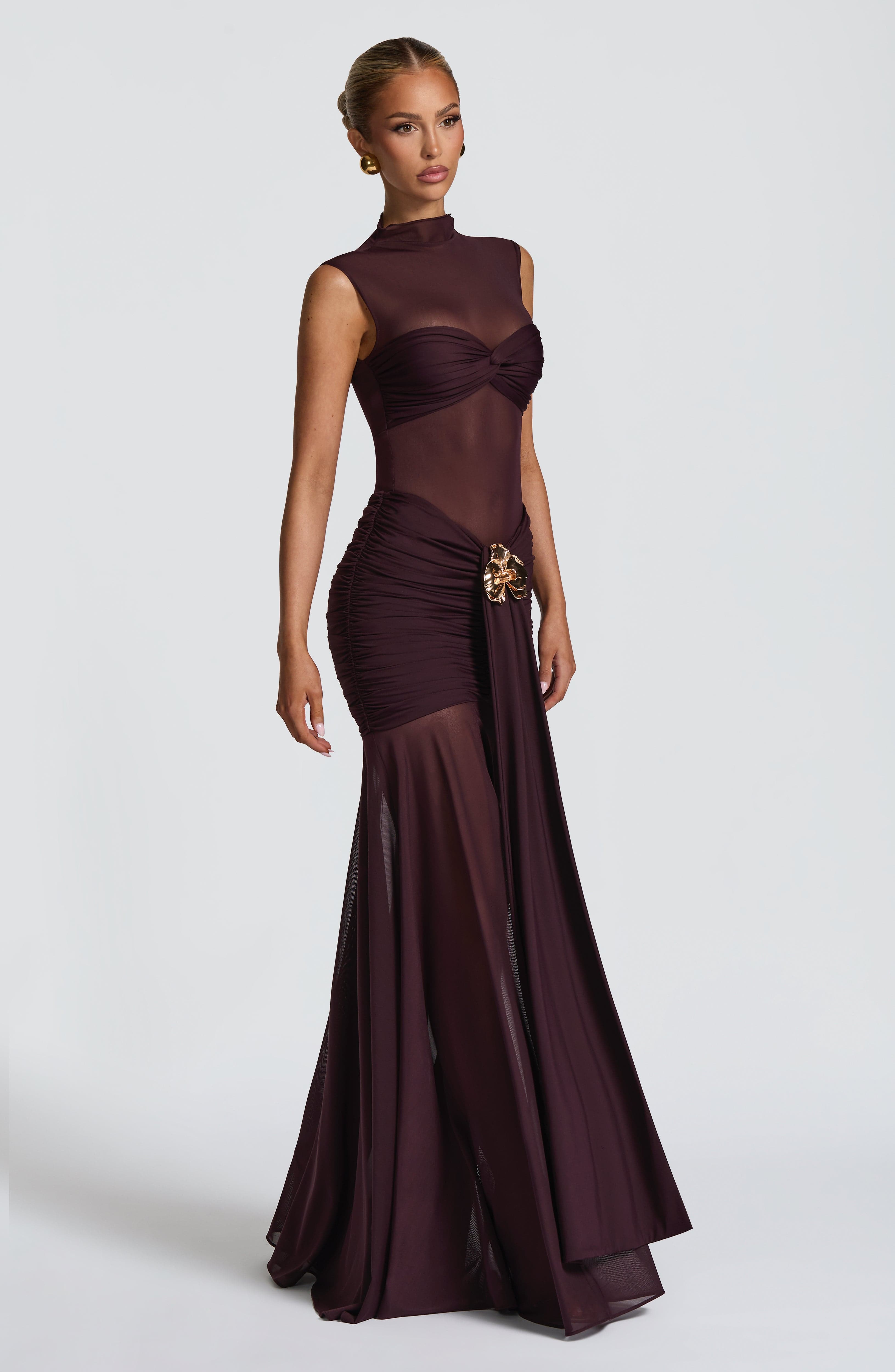 Fae Maxi Skirt - Plum Skirt Babyboo Fashion Premium Exclusive Design