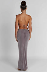 Fifi Maxi Skirt - Charcoal Skirt Babyboo Fashion Premium Exclusive Design