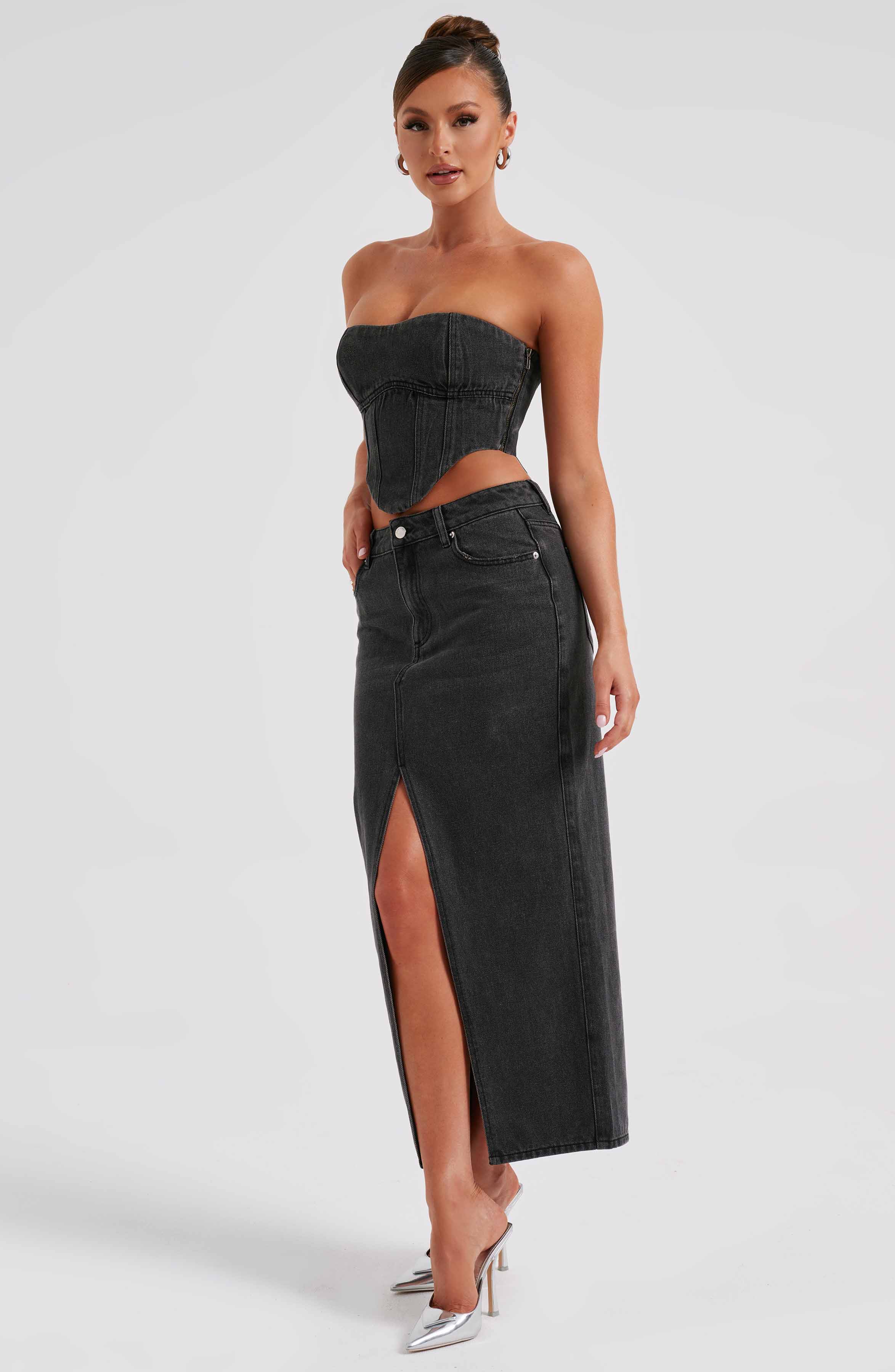 Flor Maxi Skirt - Black Skirt Babyboo Fashion Premium Exclusive Design