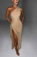 Genevieve Maxi Dress - Gold Sparkle Dress Babyboo Fashion Premium Exclusive Design